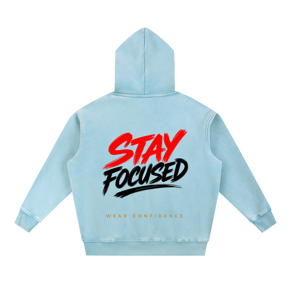 Avera Snow Wash Fleece Oversize Hoodie