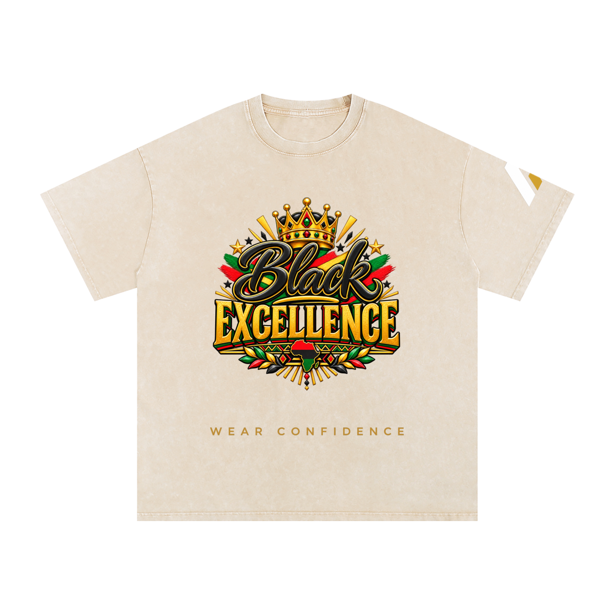 Avera Snow Washed Oversized Cotton T-Shirt