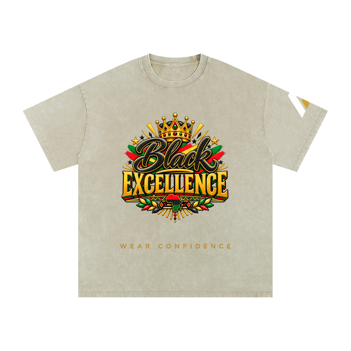 Avera Snow Washed Oversized Cotton T-Shirt