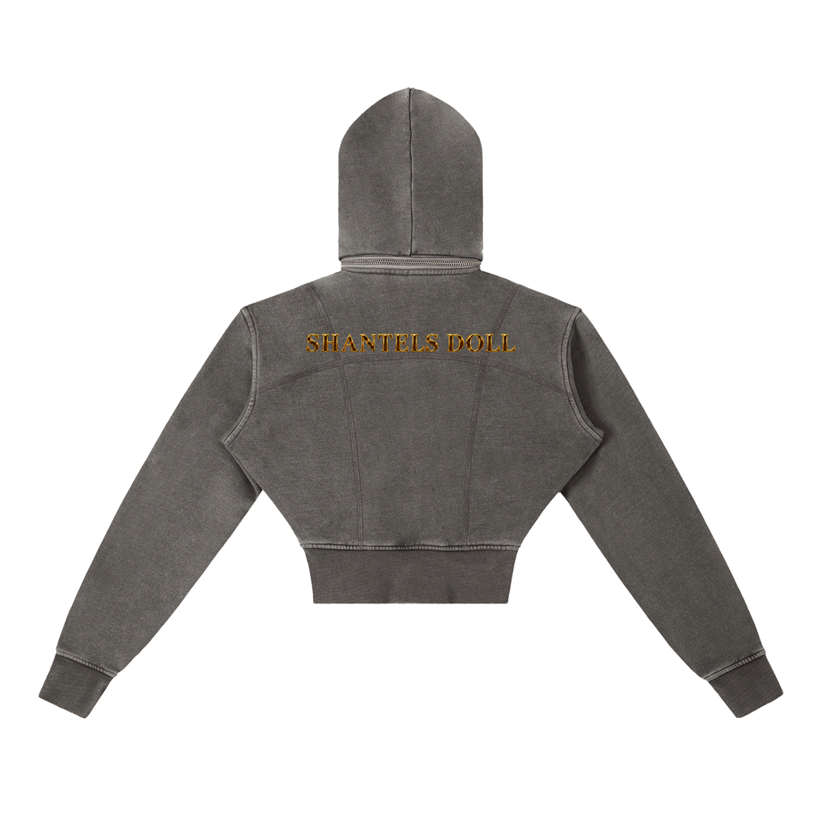 Shantel's Vintage Washed Cropped Fleece Hoodie