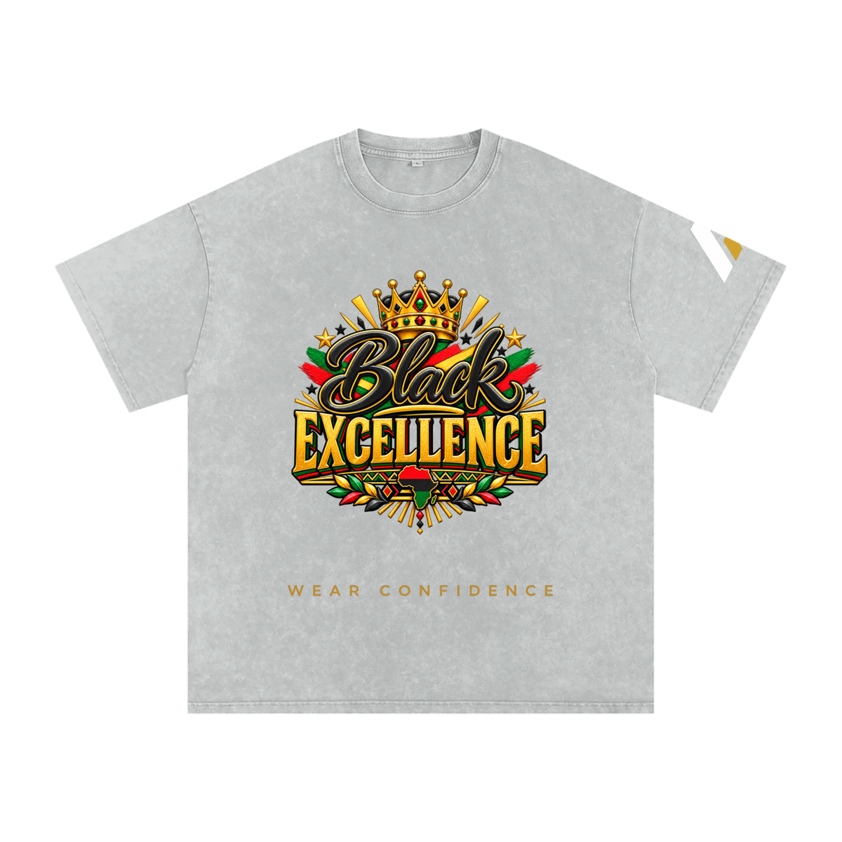 Avera Snow Washed Oversized Cotton T-Shirt
