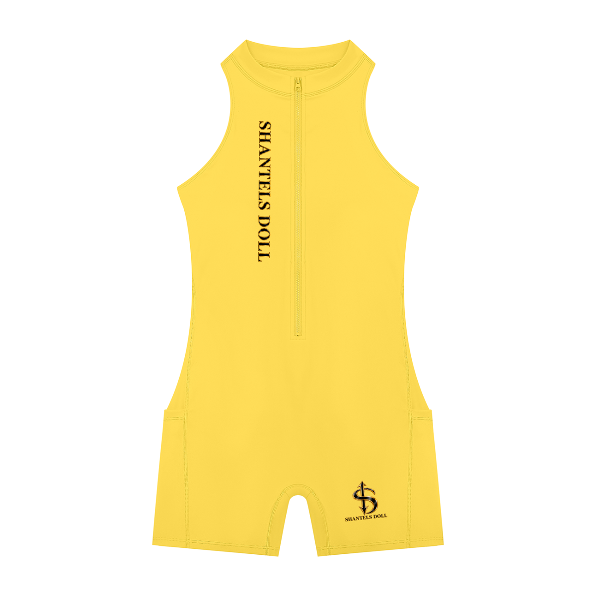Shantel's Quarter-Zip Yoga Romper
