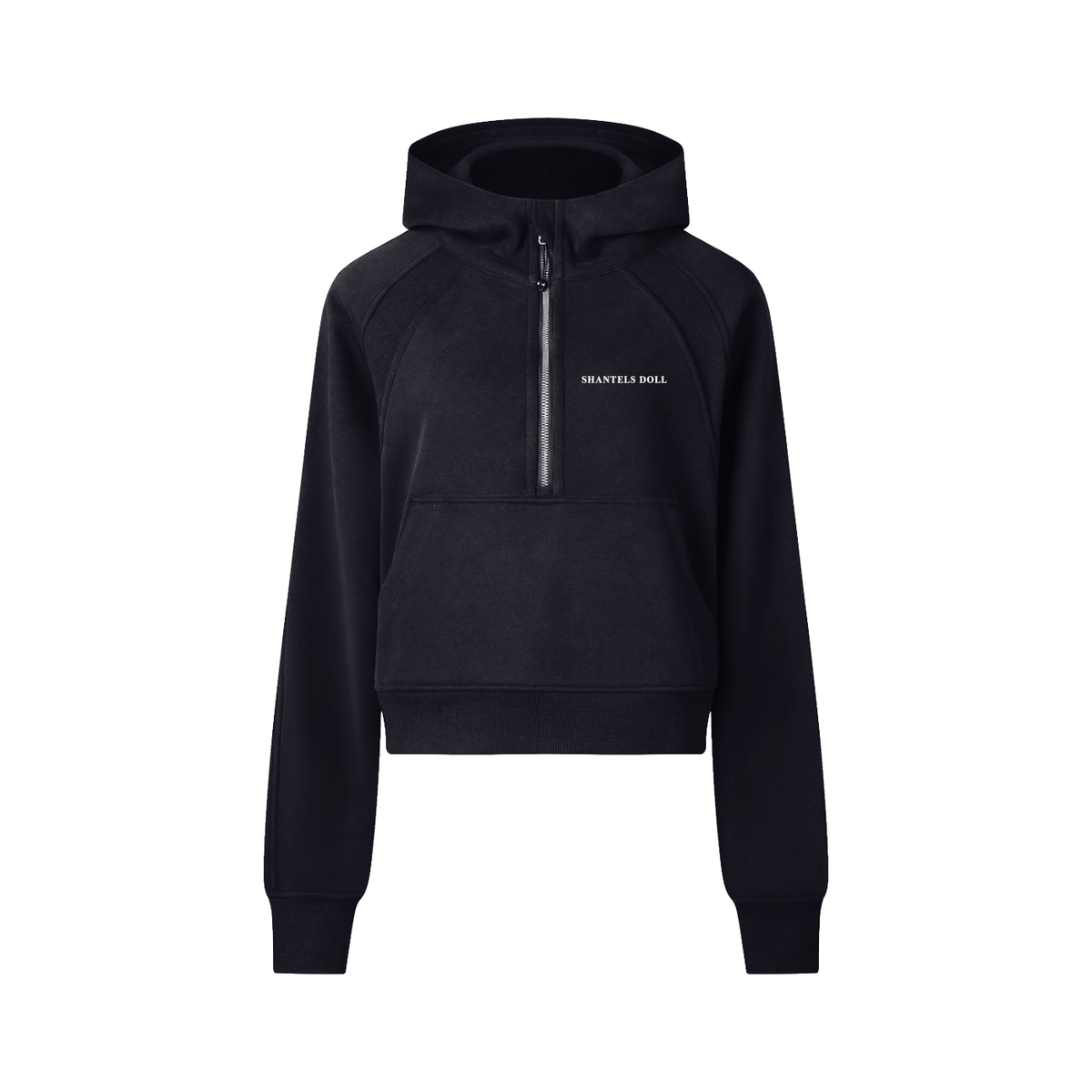 Shantel's Cropped Half-Zip Hoodie