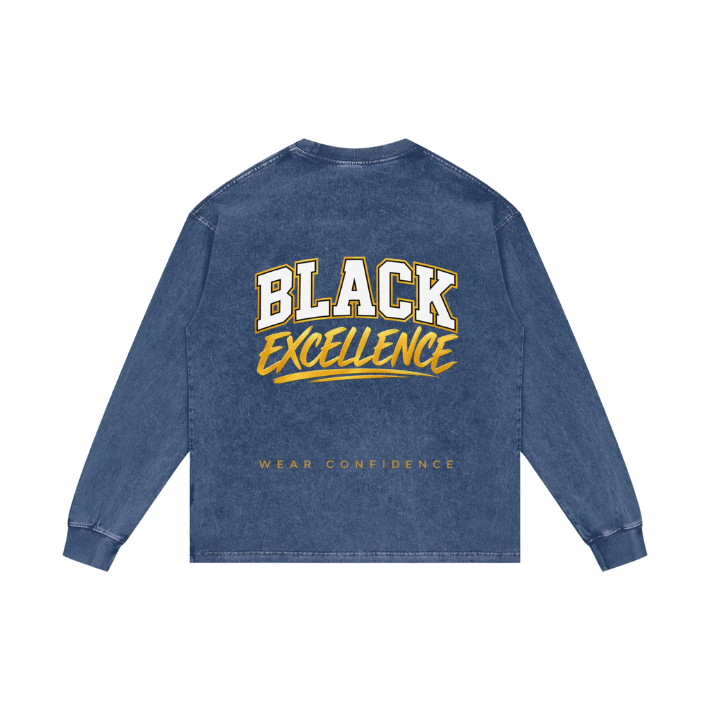 Avera Acid Wash Oversize Long Sleeve T-Shirt