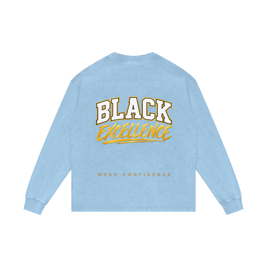 Avera Acid Wash Oversize Long Sleeve T-Shirt