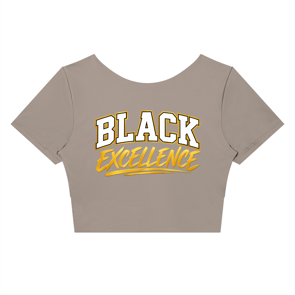 Shantel's Paneled Crop Yoga T-Shirt