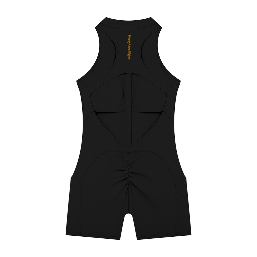 Shantel's Quarter-Zip Yoga Romper