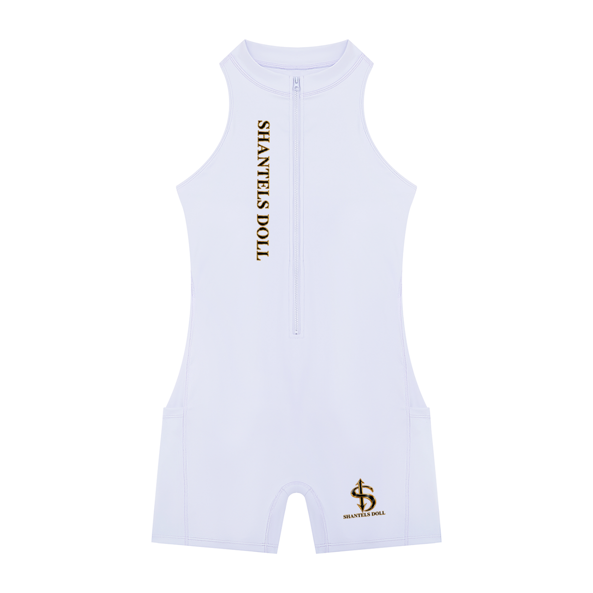 Shantel's Quarter-Zip Yoga Romper
