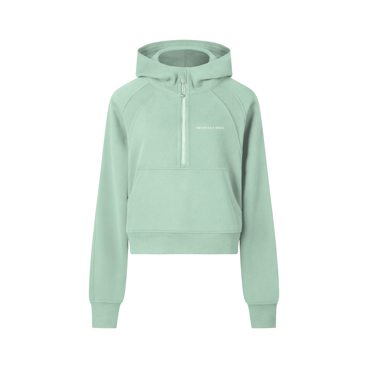 Shantel's Cropped Half-Zip Hoodie