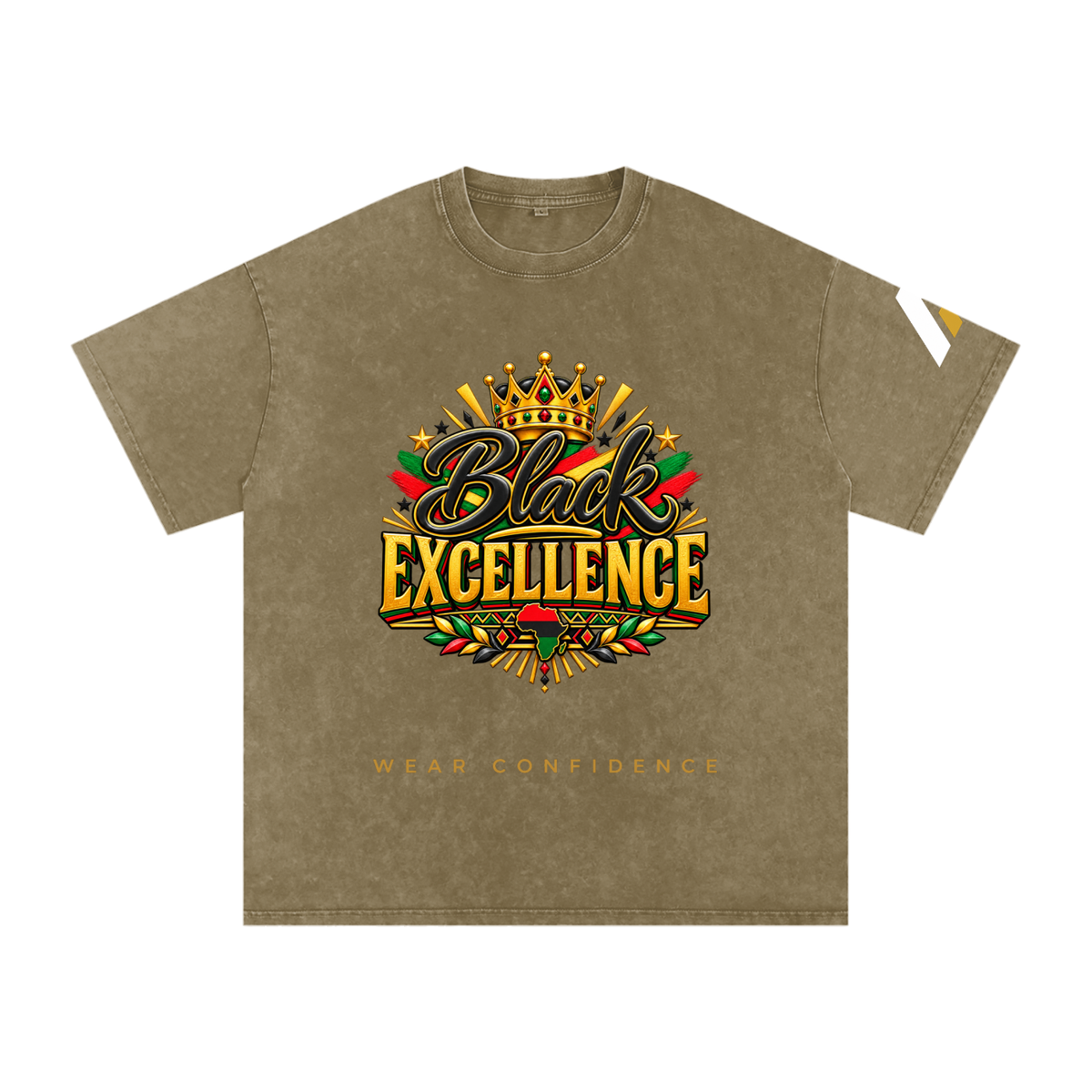 Avera Snow Washed Oversized Cotton T-Shirt