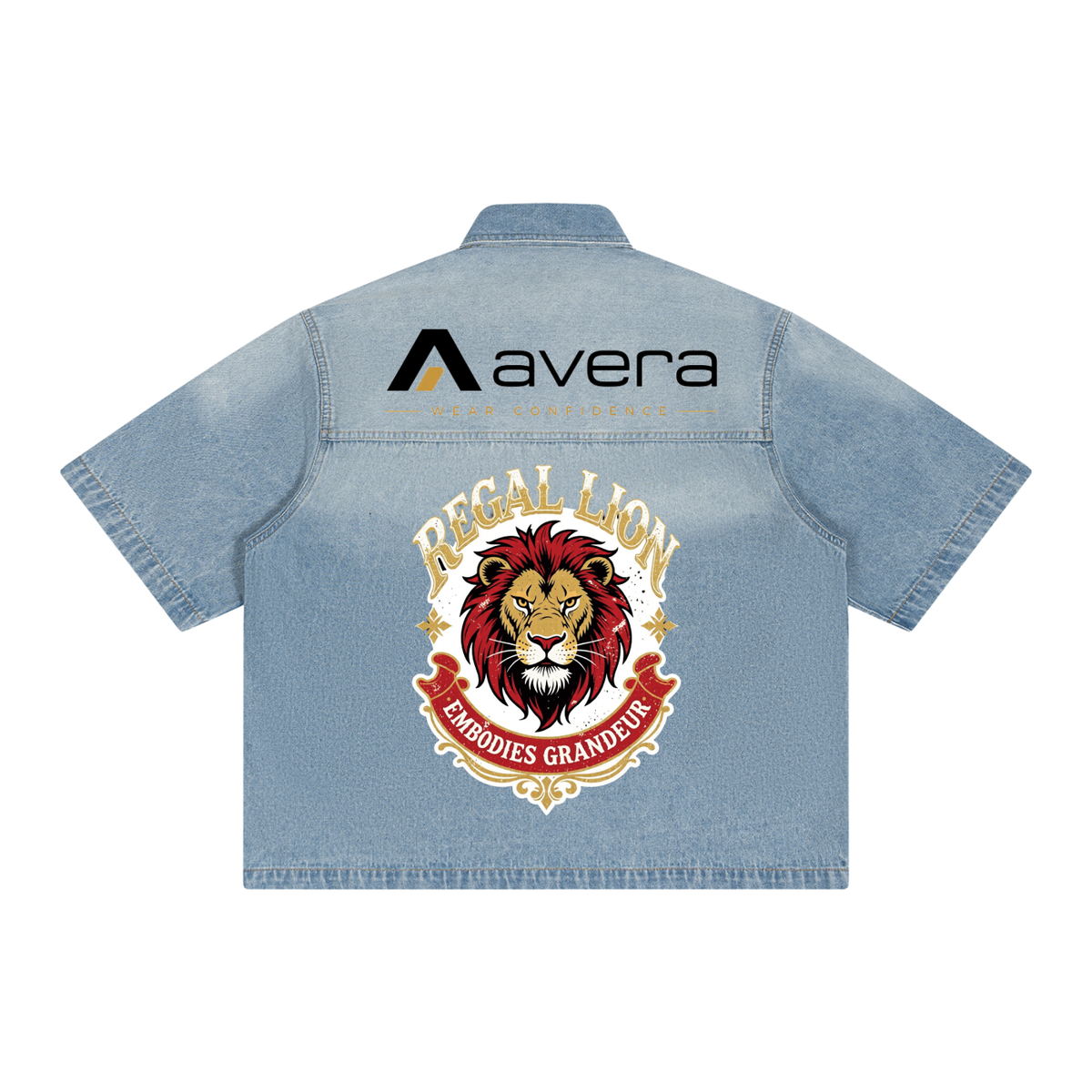 Avera Unisex Vintage Wash Denim Shirt