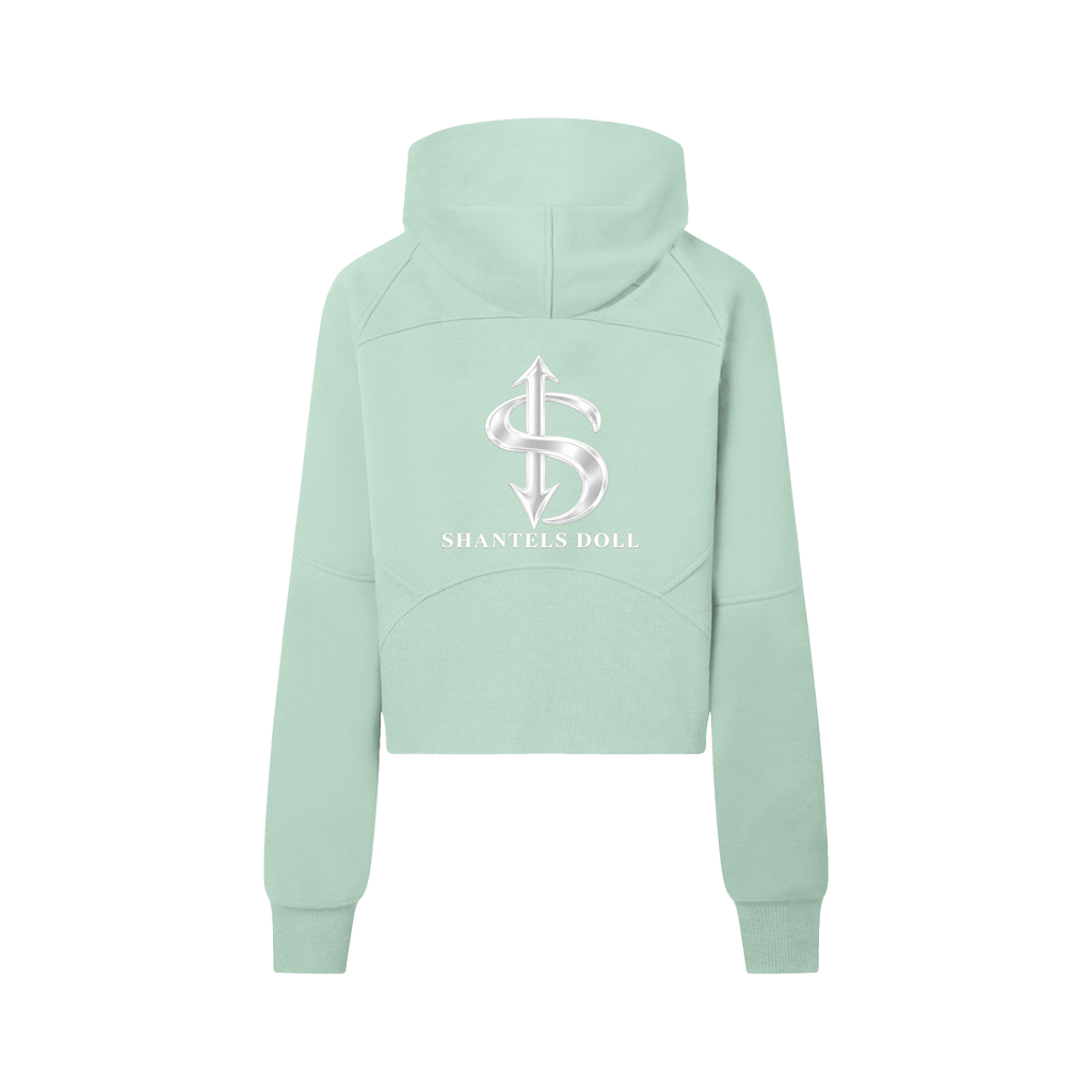 Shantel's Cropped Half-Zip Hoodie