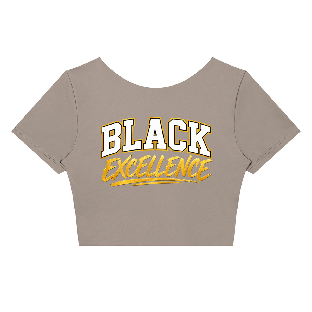 Shantel's Paneled Crop Yoga T-Shirt