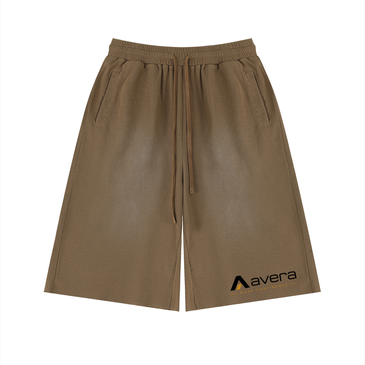 Avera Sun fade Raw Edge Shorts