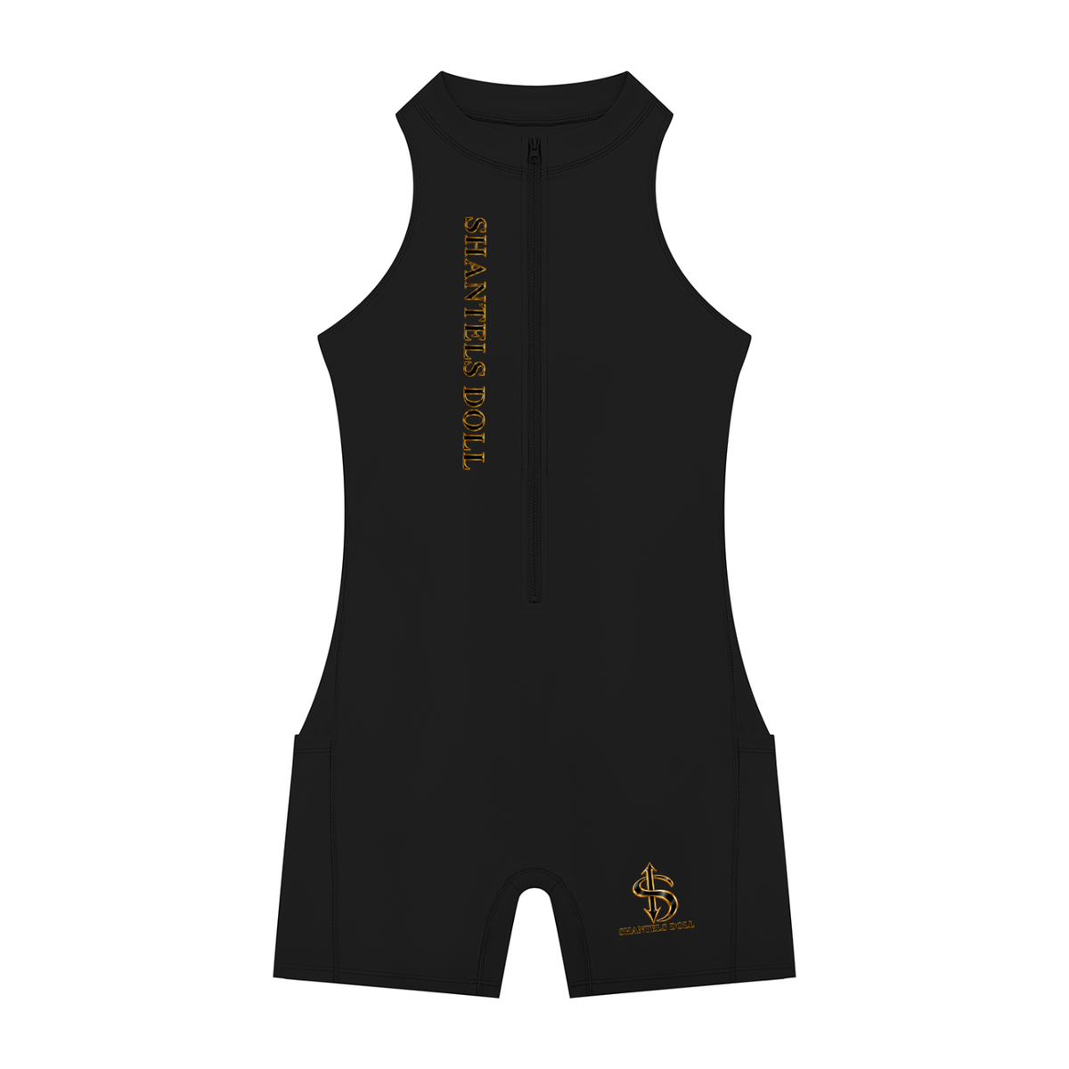 Shantel's Quarter-Zip Yoga Romper
