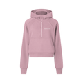Shantel's Cropped Half-Zip Hoodie
