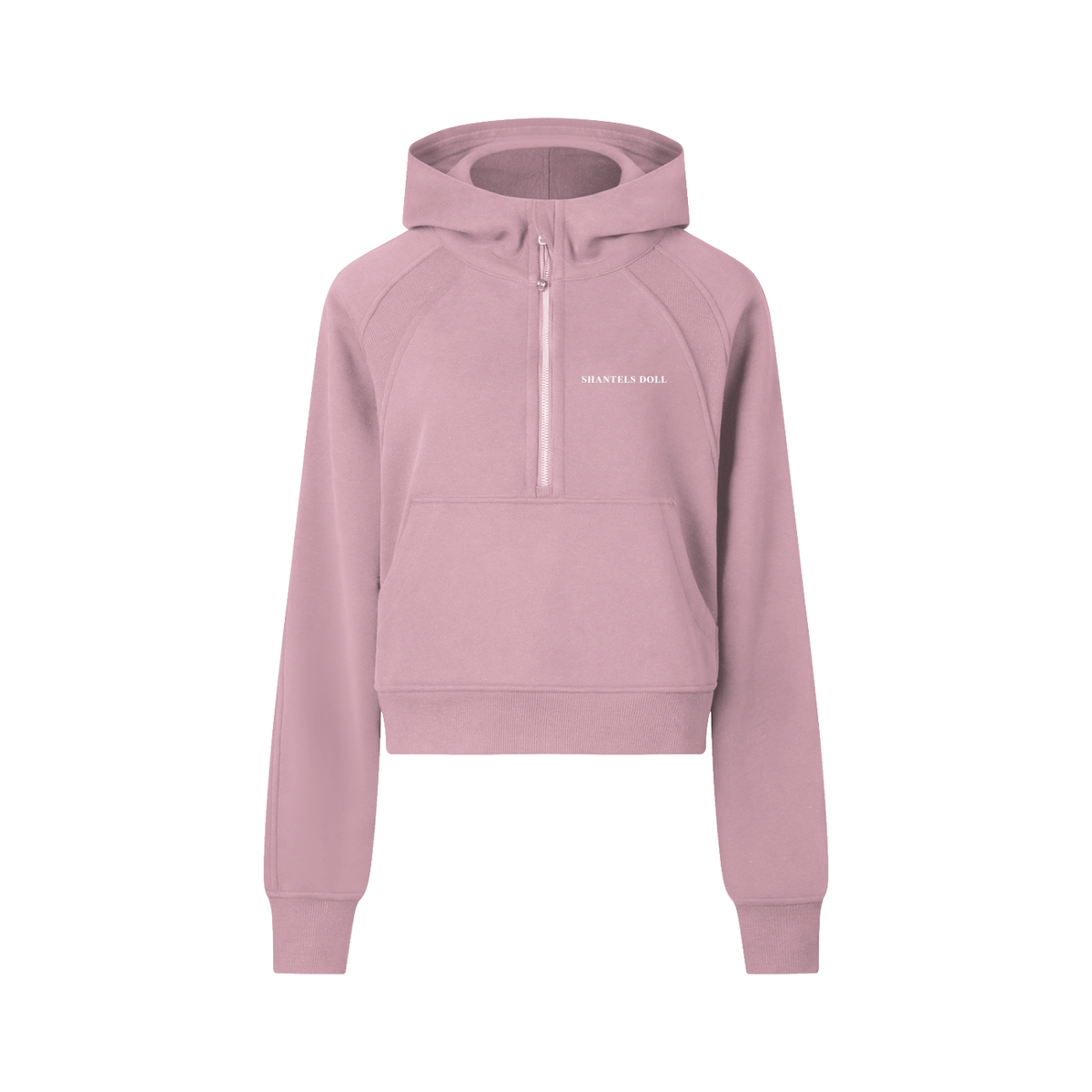 Shantel's Cropped Half-Zip Hoodie