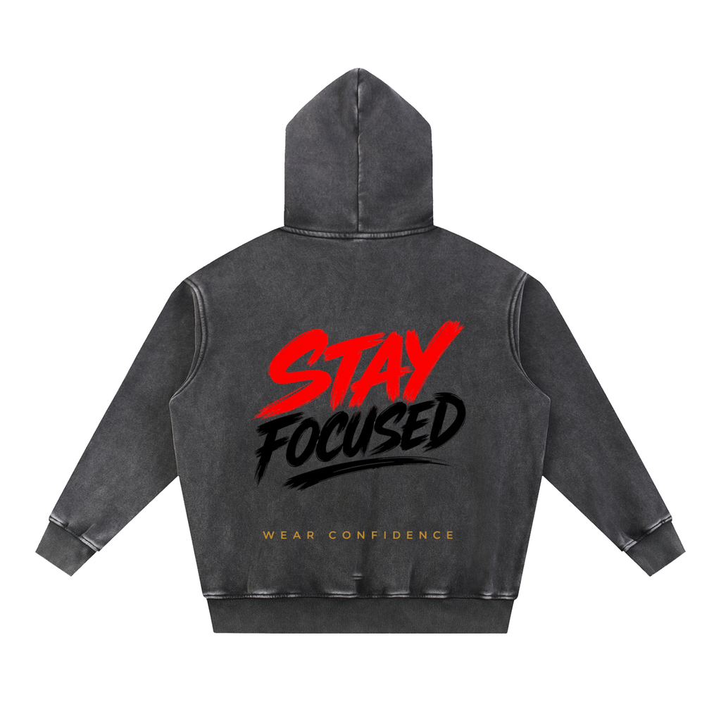 Avera Snow Wash Fleece Oversize Hoodie