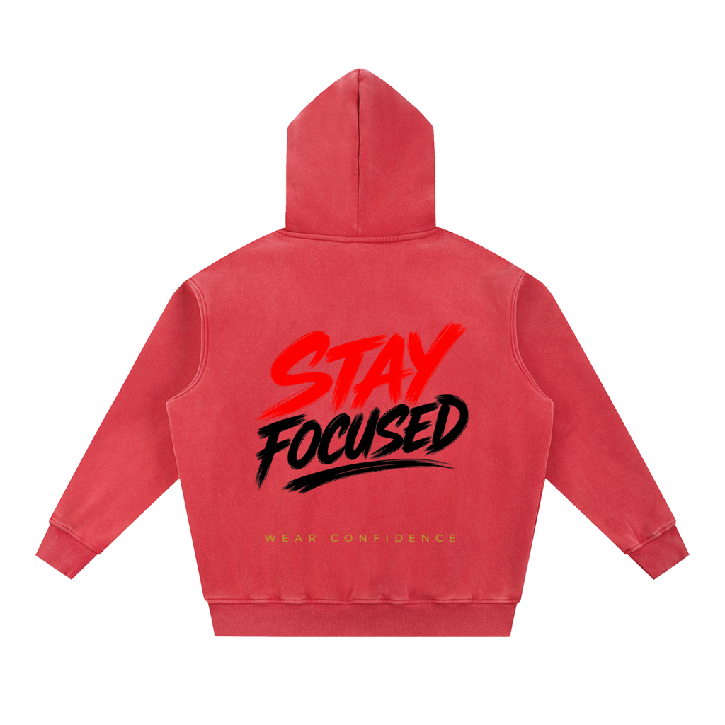 Avera Snow Wash Fleece Oversize Hoodie
