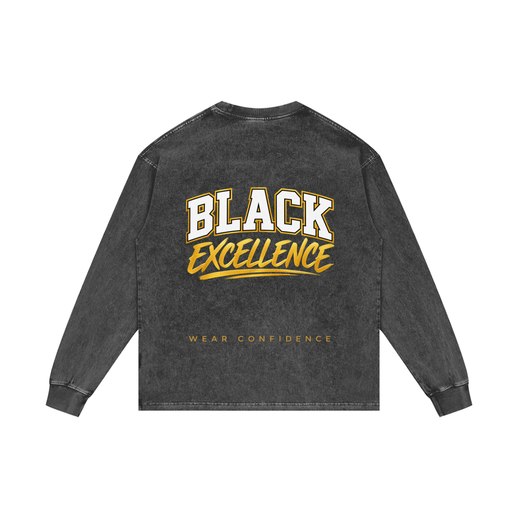 Avera Acid Wash Oversize Long Sleeve T-Shirt