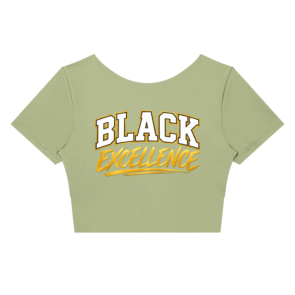 Shantel's Paneled Crop Yoga T-Shirt