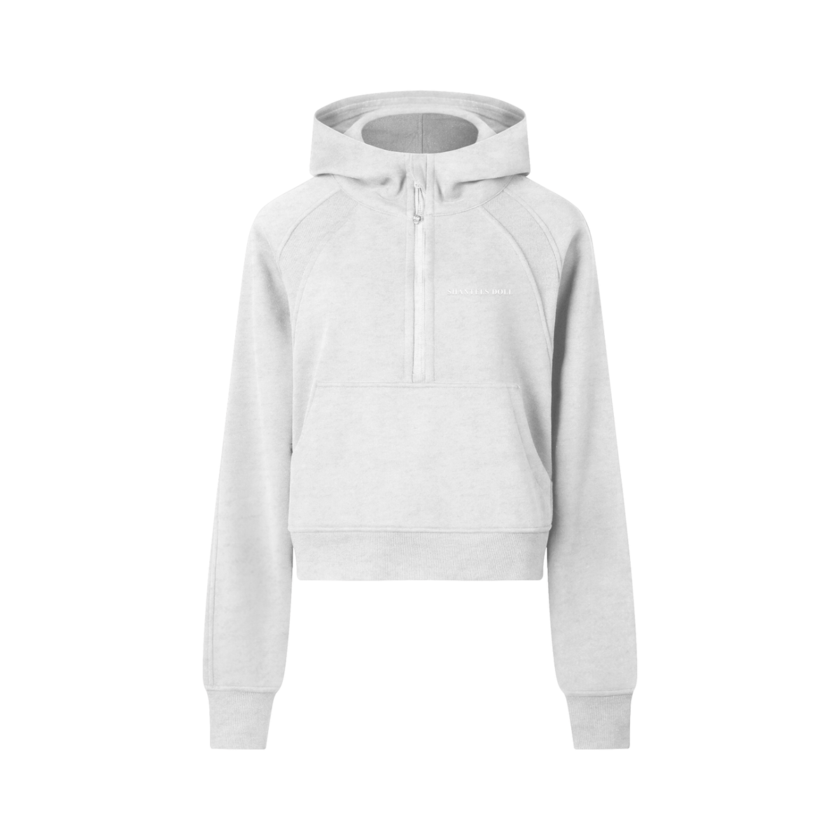Shantel's Cropped Half-Zip Hoodie