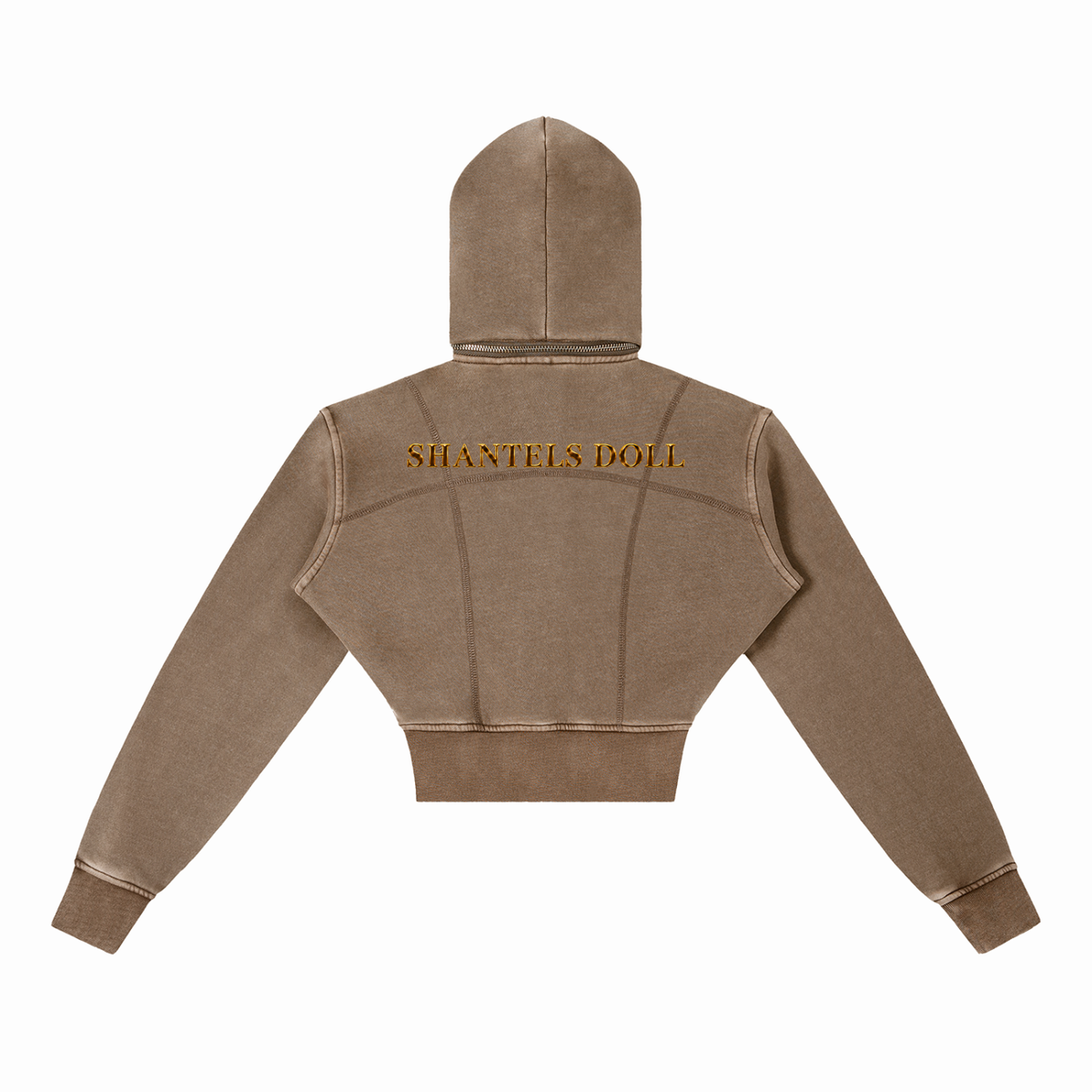 Shantel's Vintage Washed Cropped Fleece Hoodie