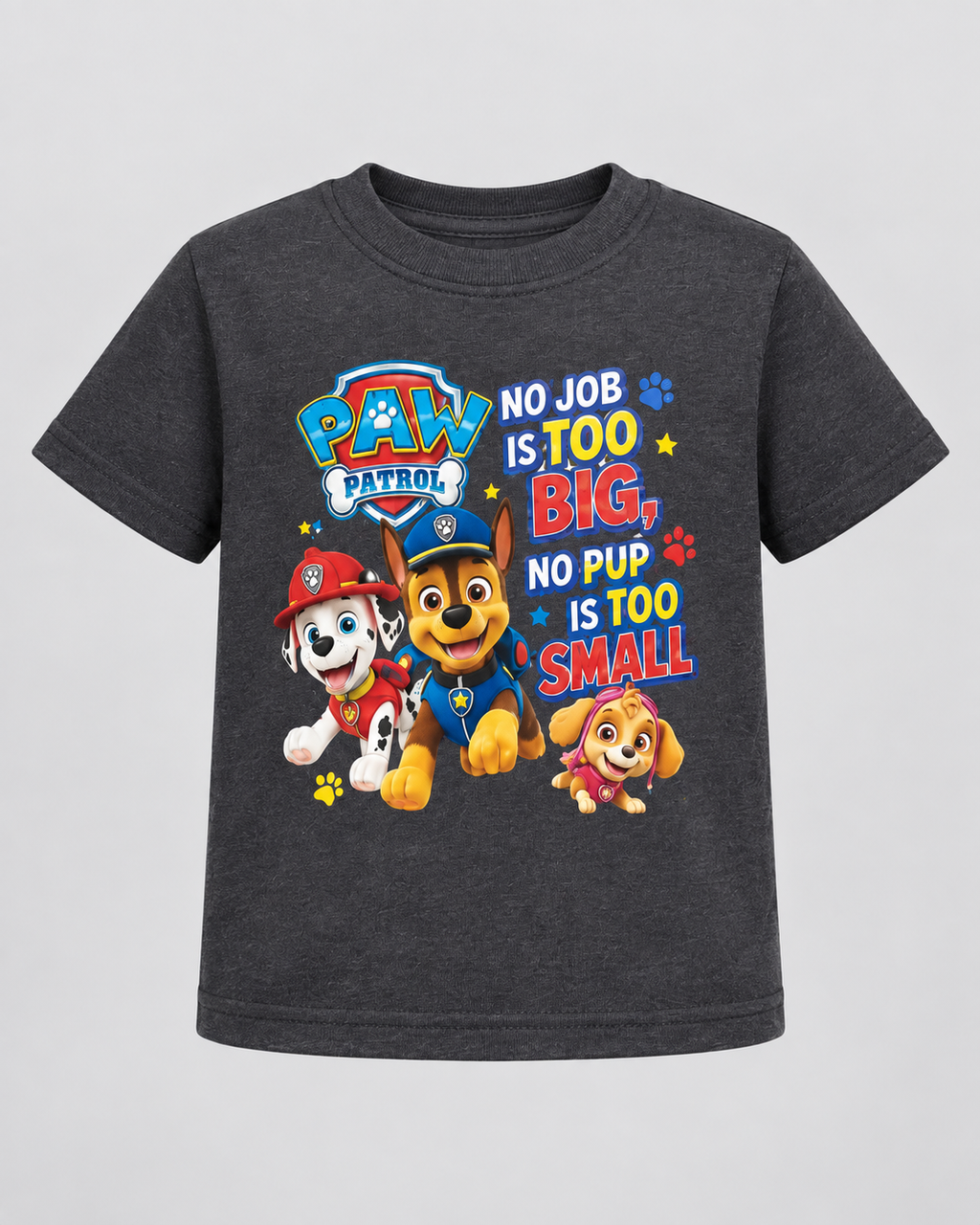 No Job Too Big Kids Graphic Tee - Limited Edition, Only 1 Available
