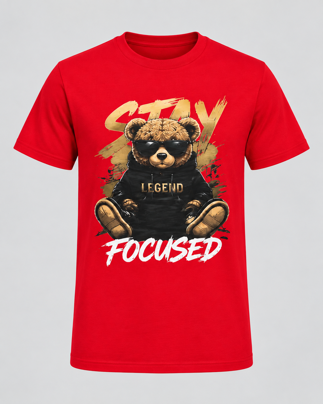 Stay Focused Legend Graphic Tee - Limited Edition, Only 1 Available