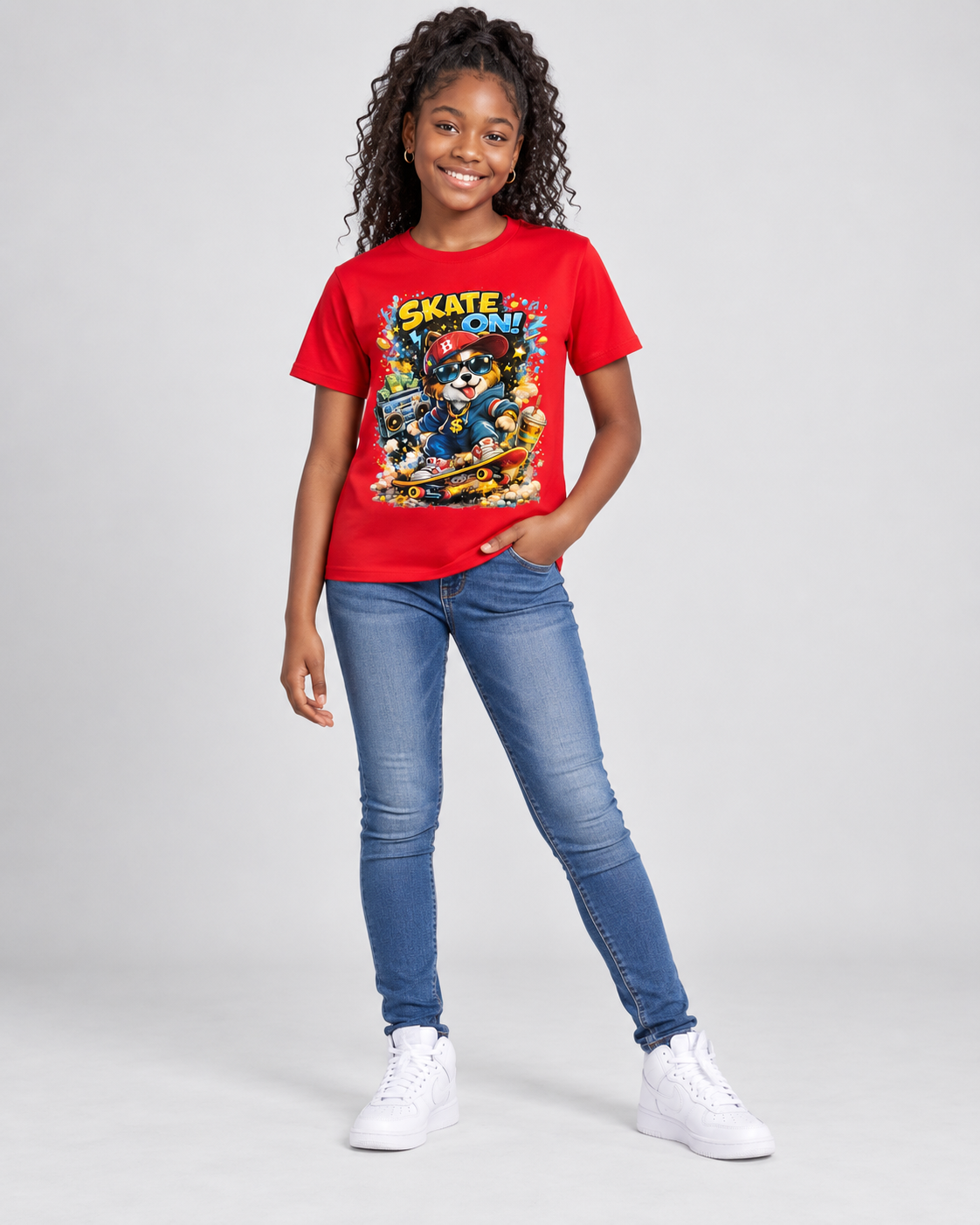 Street Style Graphic Tee - Limited Edition, Only 1 Available