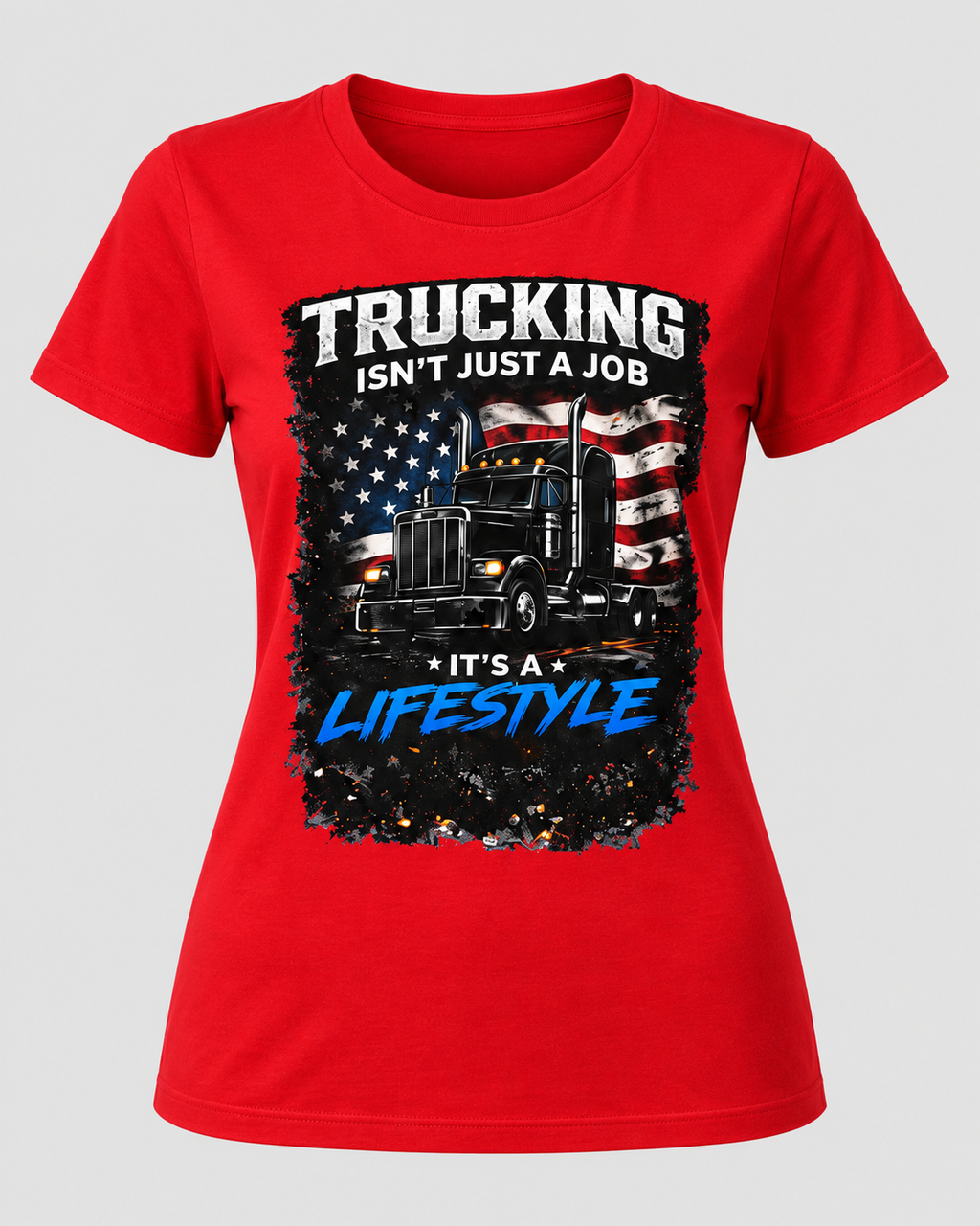 Trucking Lifestyle Graphic Tee - Limited Edition, Only 1 Available