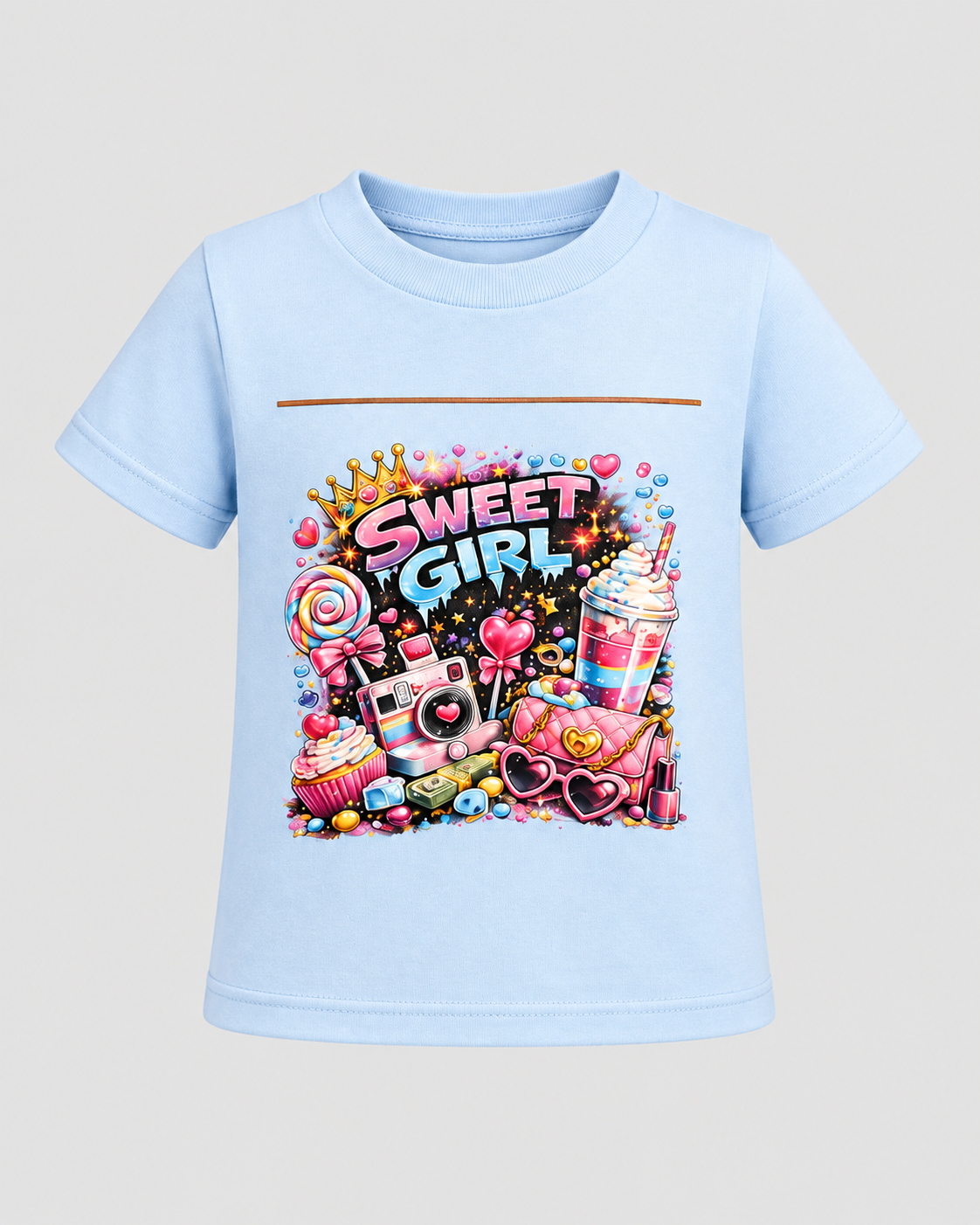 Girl Candy Pop Graphic Tee - Limited Edition, Only 1 Available