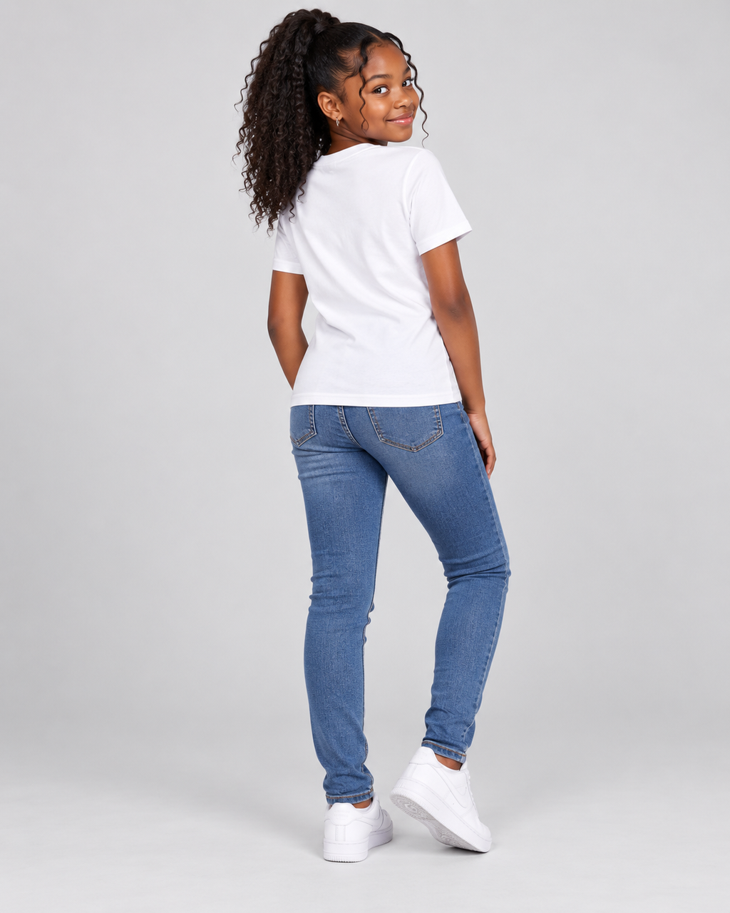 Girl Vibes Fashion Graphic Tee - Limited Edition, Only 1 Available