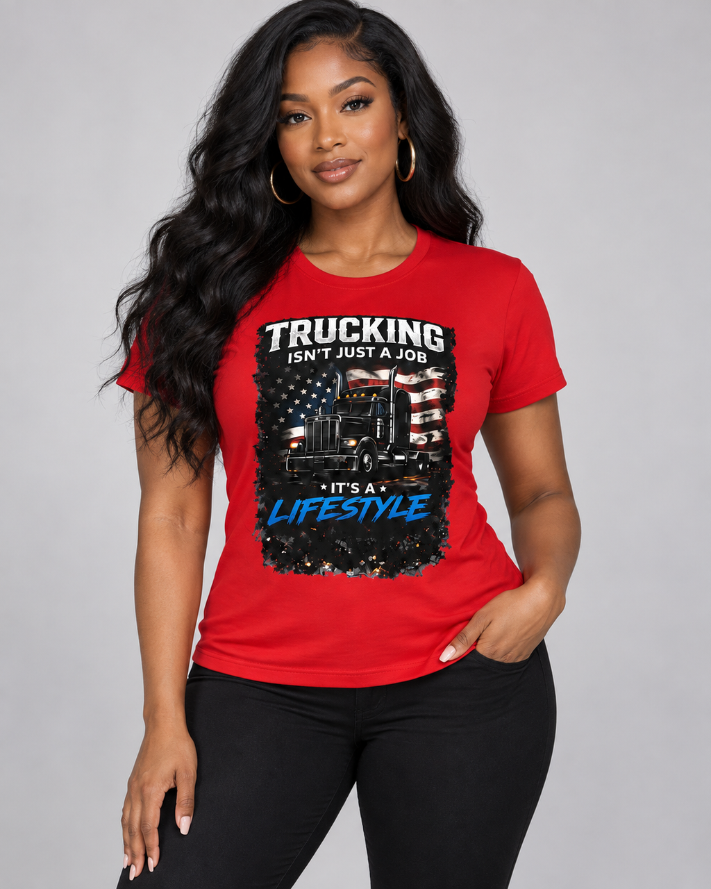 Trucking Lifestyle Graphic Tee - Limited Edition, Only 1 Available