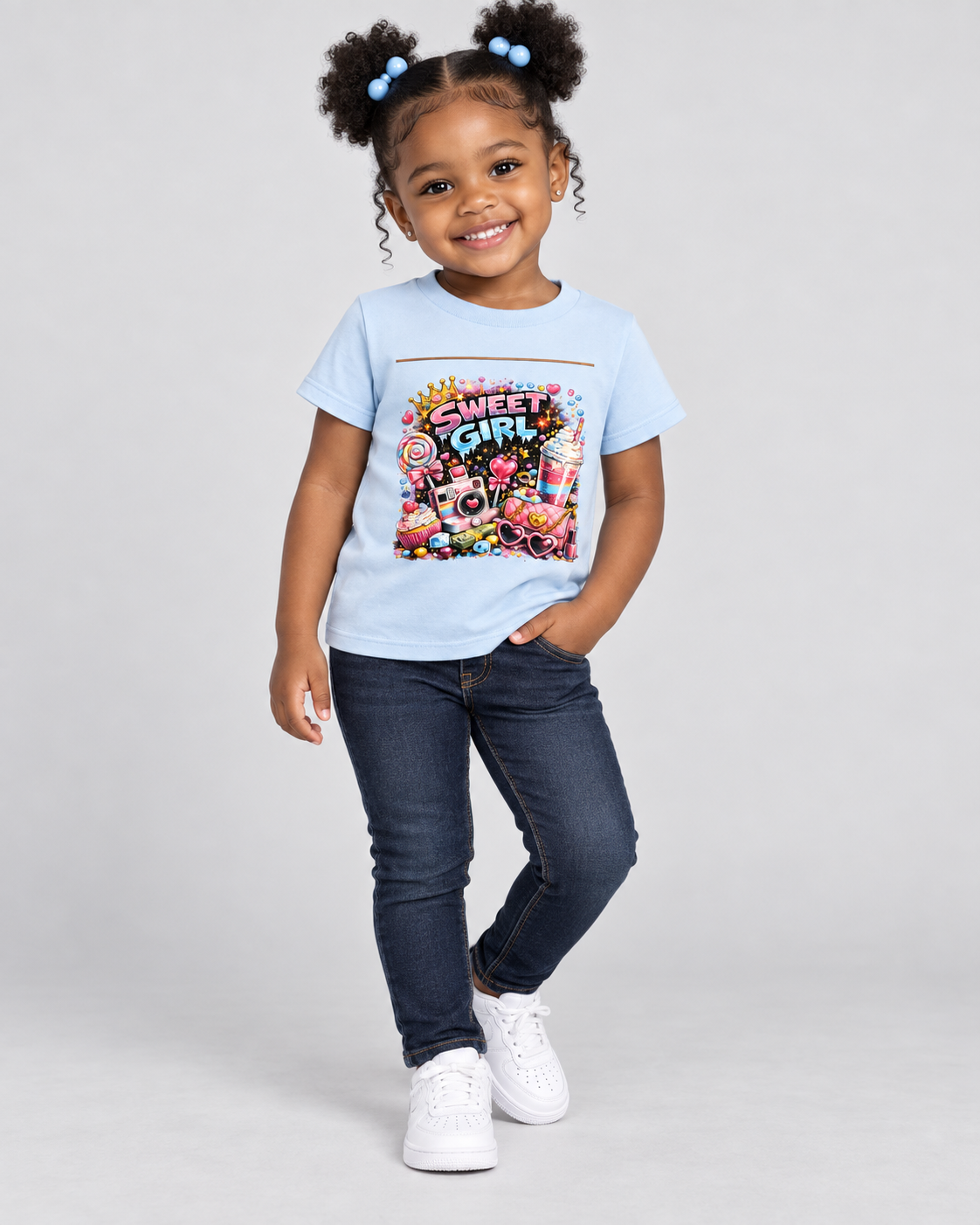 Girl Candy Pop Graphic Tee - Limited Edition, Only 1 Available